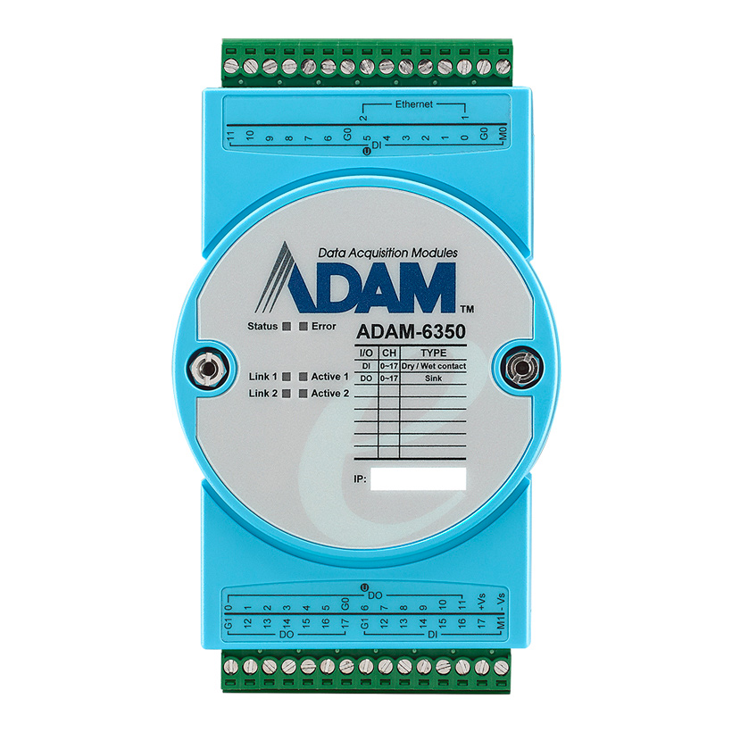 ADAM-6350 18DI/18DO IoT Modbus/OPC UA Ethernet E/S remotas