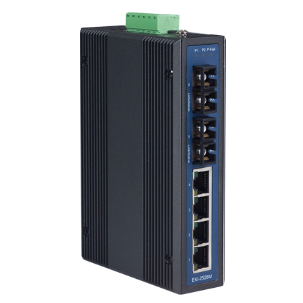 EKI-2526M-AE Conmutador Ethernet no administrado multimodo SC 4FE+2FE