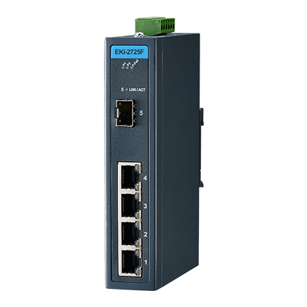 EKI-2725F Conmutador Ethernet no administrado 4GE+1G SFP