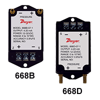 Series 668B/D Transmisores De Presión Diferencial Compactos
