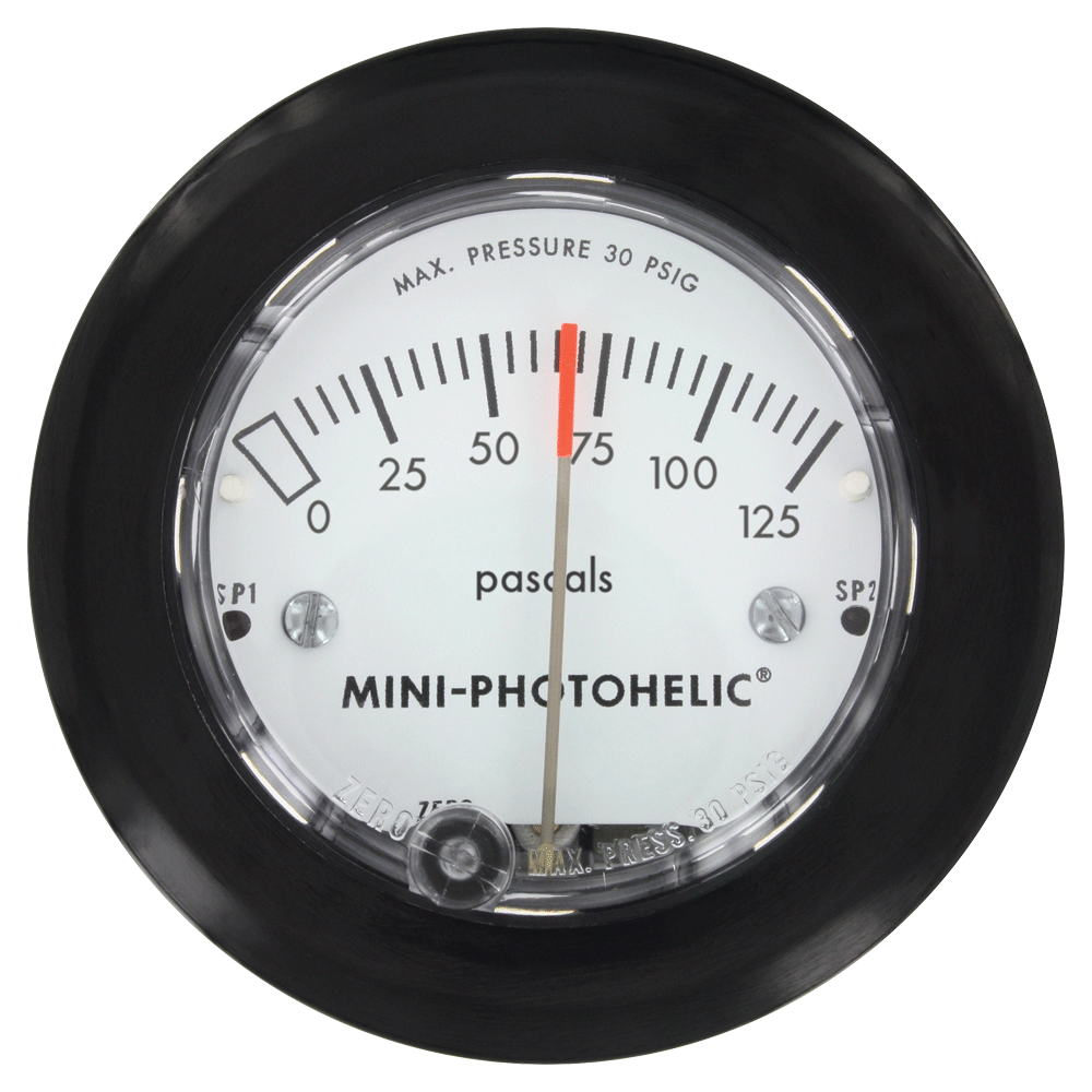 Interruptor/Manómetro De Presión Diferencial Serie MP Mini-Photohelic®
