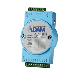 ADAM-6060 6Relé/6DI IoT Modbus/SNMP/MQTT Ethernet E/S remotas