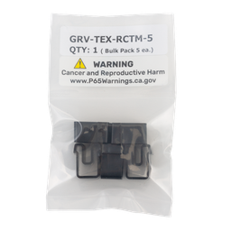[GRV-TEX-RCTM-5] GRV-TEX-RCTM-5 Groov RIO abrazadera de cable de montaje a presión, paquete de 5