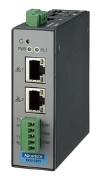 ECU-1051Puerta de enlace 2LAN 2COM Modbus/BACnet/101/104/DNP3/PLC/Azure/AWS IoT